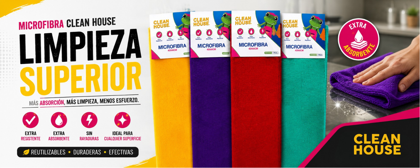 Toallas de microfibra Clean House