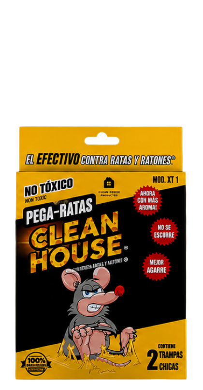 Trampa adhesiva para ratas Clean House XT1