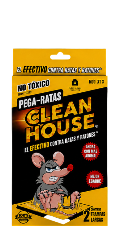 Trampa adhesiva para ratas Clean House XT3