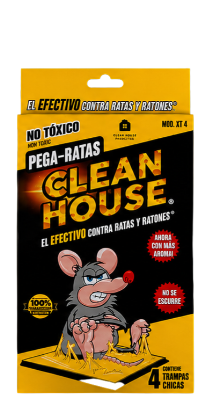 Trampa adhesiva para ratas Clean House XT4