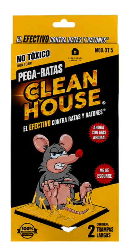 Trampa adhesiva para ratas Clean House XT5